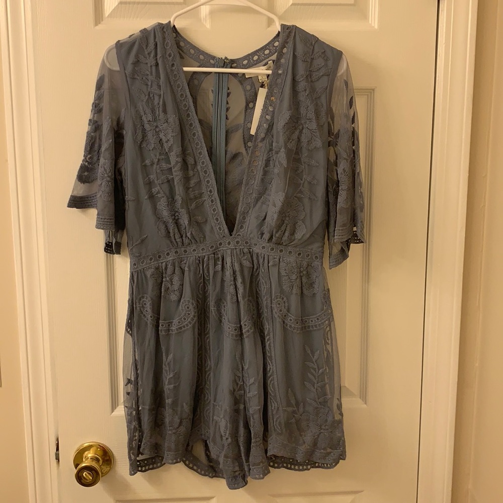 Boutique lace romper